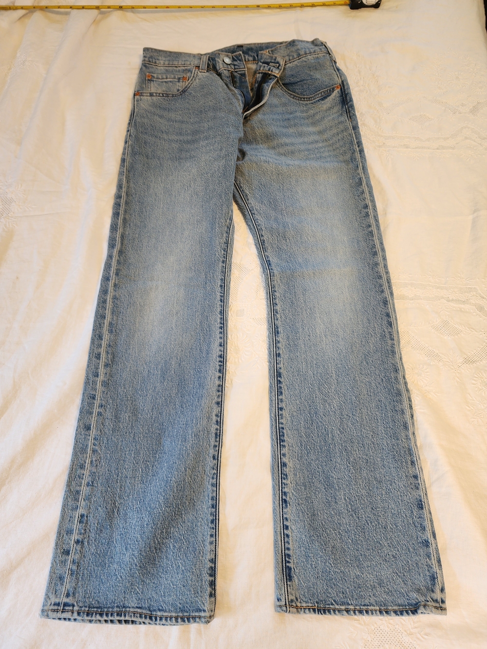 Levi's 517 30x30 Light Blue Straight Leg Women's Jeans